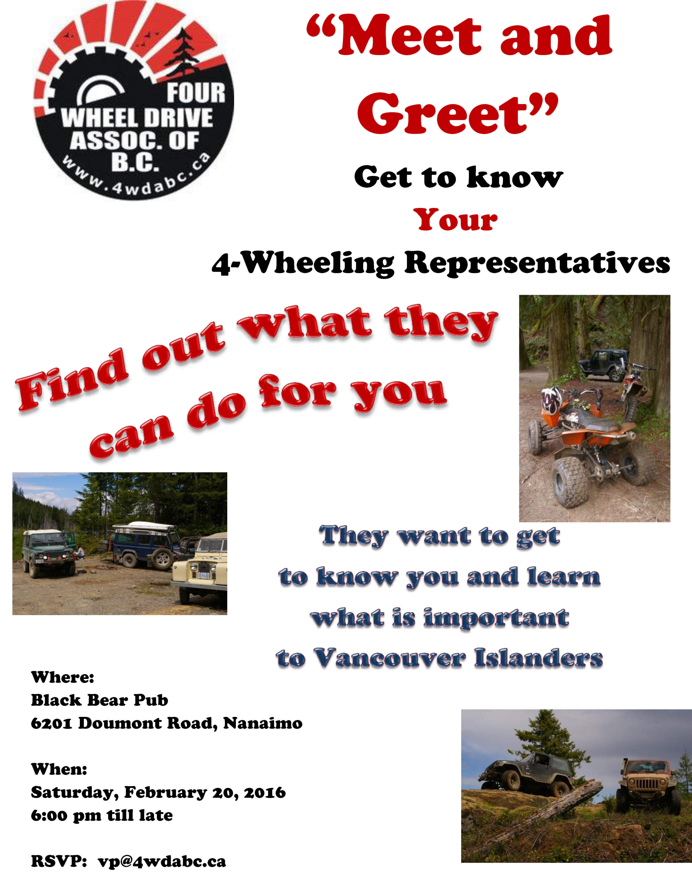 Island 4WDABC Meet & Greet Vancouver Island Off Road